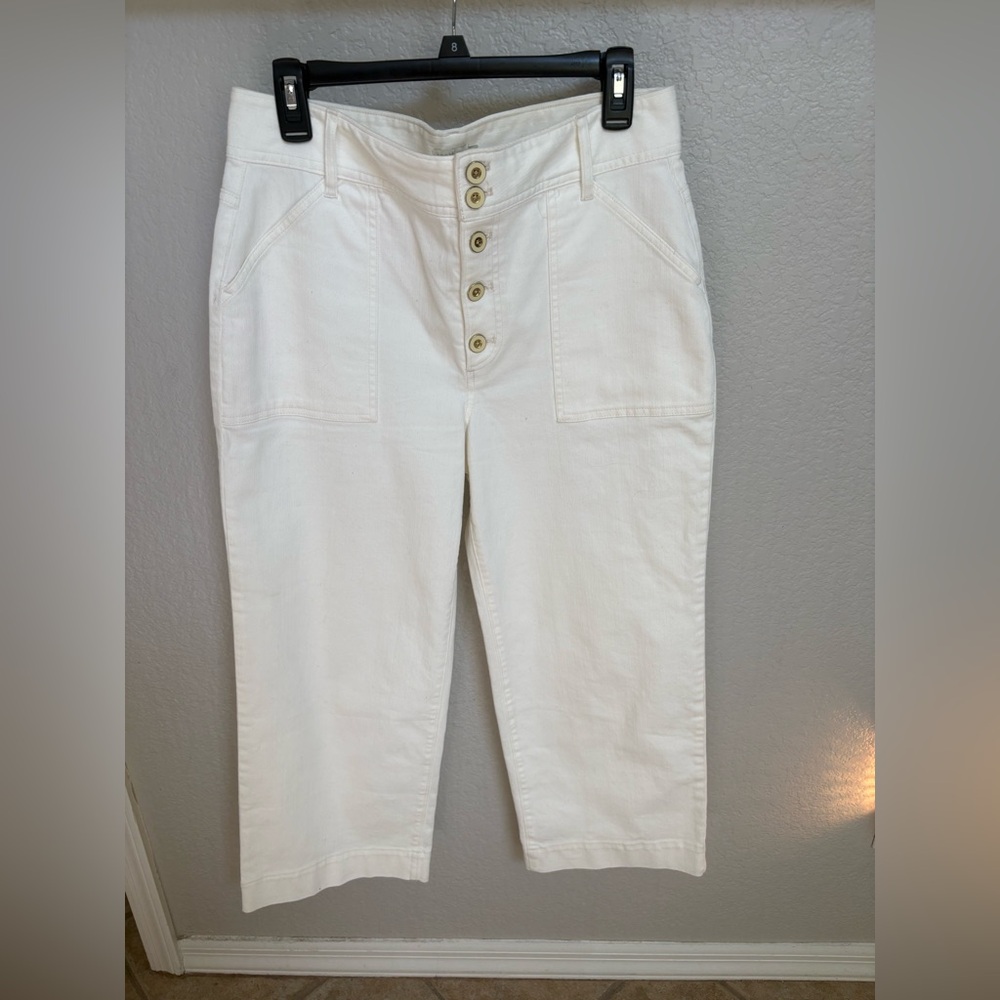 Spartina Cropped button up pants